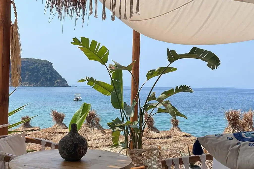 Namos Beach in Himara, Albania