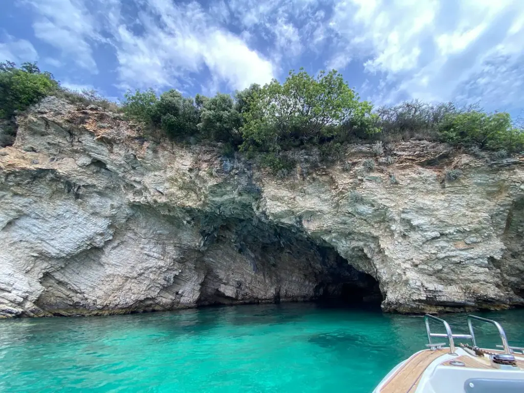 Exploring Himara Boat Trips boat tour on the Albanian Riviera