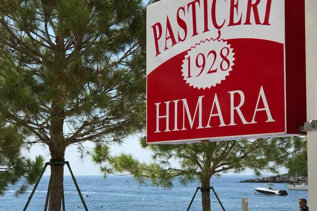 Kafe Pasticeri 1928 historic cafe and pastry shop in Himara town center