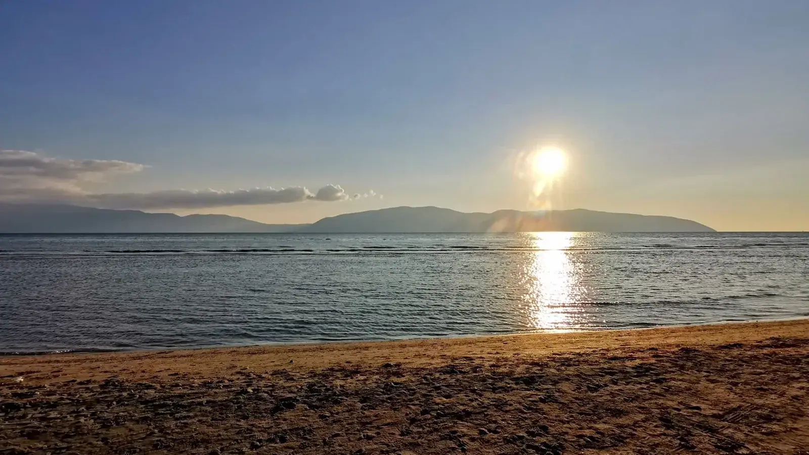 Boat-level view of Himara coastline used for beach-hopping route planning