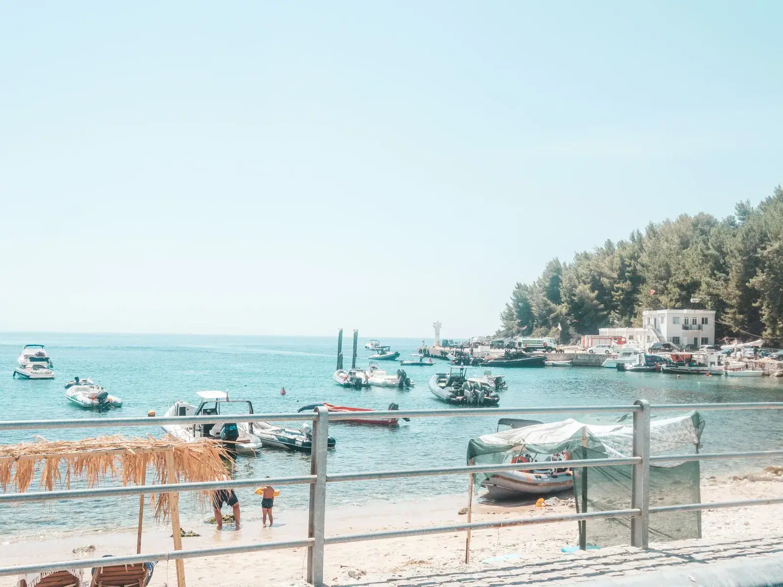 Porto palermo submarine base bay, best base southern albania