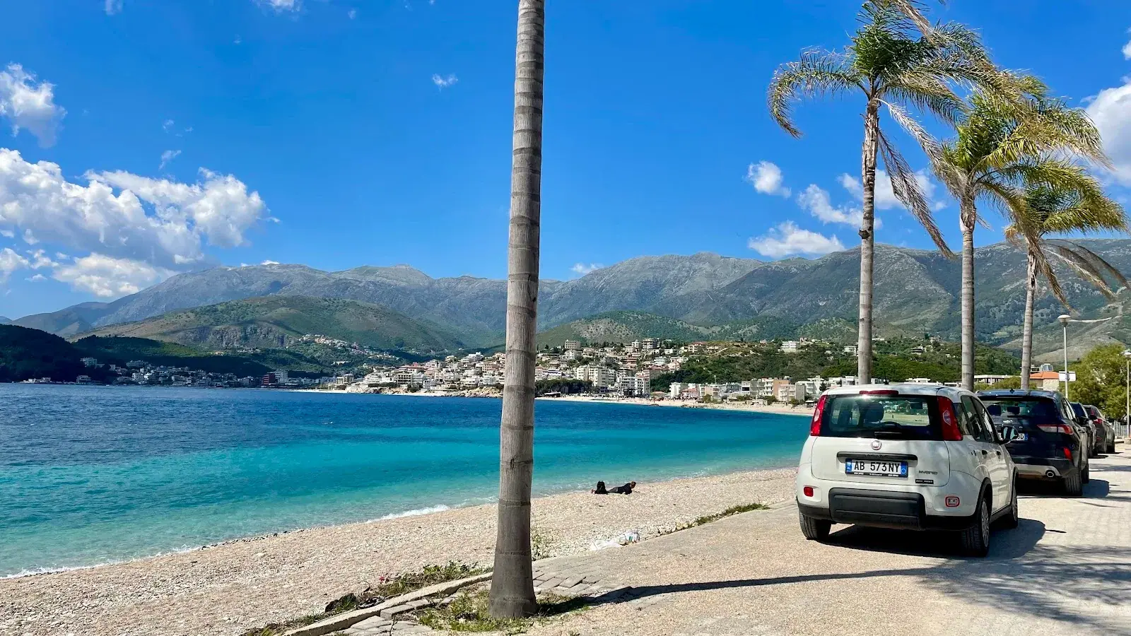 Potami Beach pebble shoreline