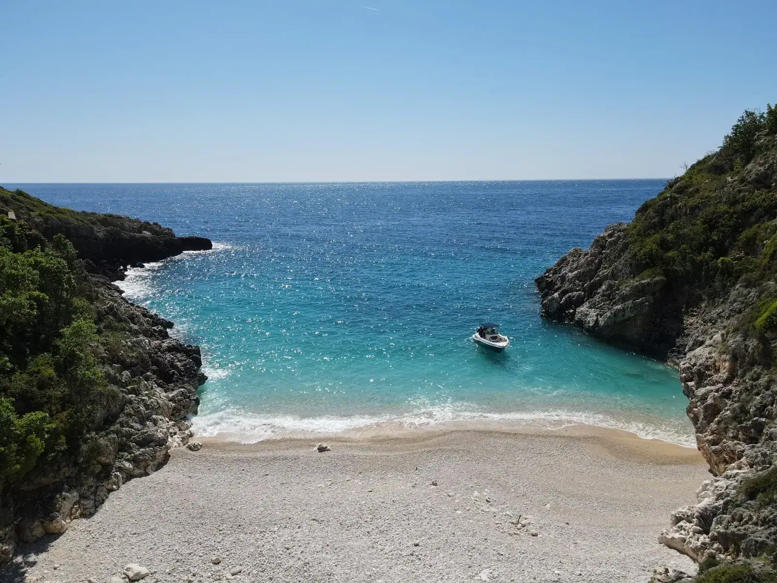 Livadhi Beach near Camping Kranea in Himara
