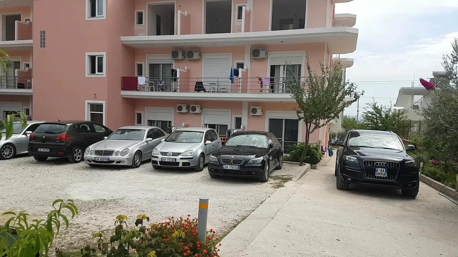 Himara Royal Hotel exterior in Himare, Albania