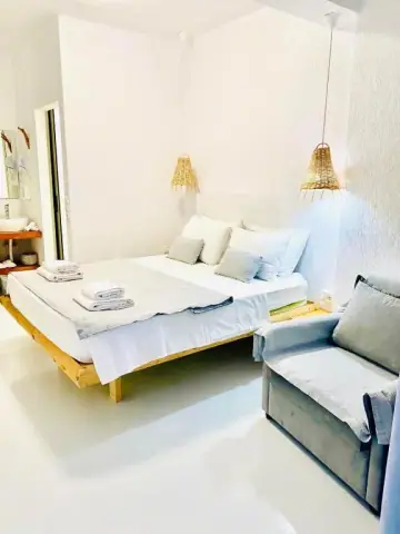 Comfort Double Room with Balcony (no sea view) at Geo & Art Boutique Hotel Himara