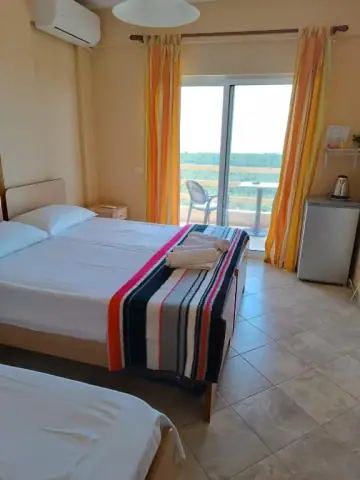 Deluxe Triple Room with Sea View at Vila Aleks